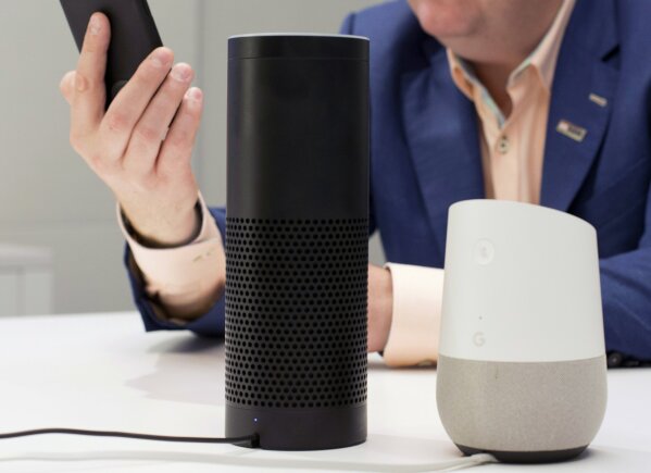 Alexa talking clearance to google home